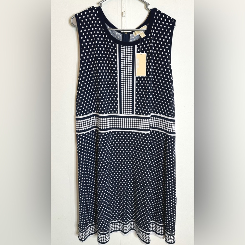 Michael Michael Kors Polka Dot Tank Swing Dress NWT Size 3X